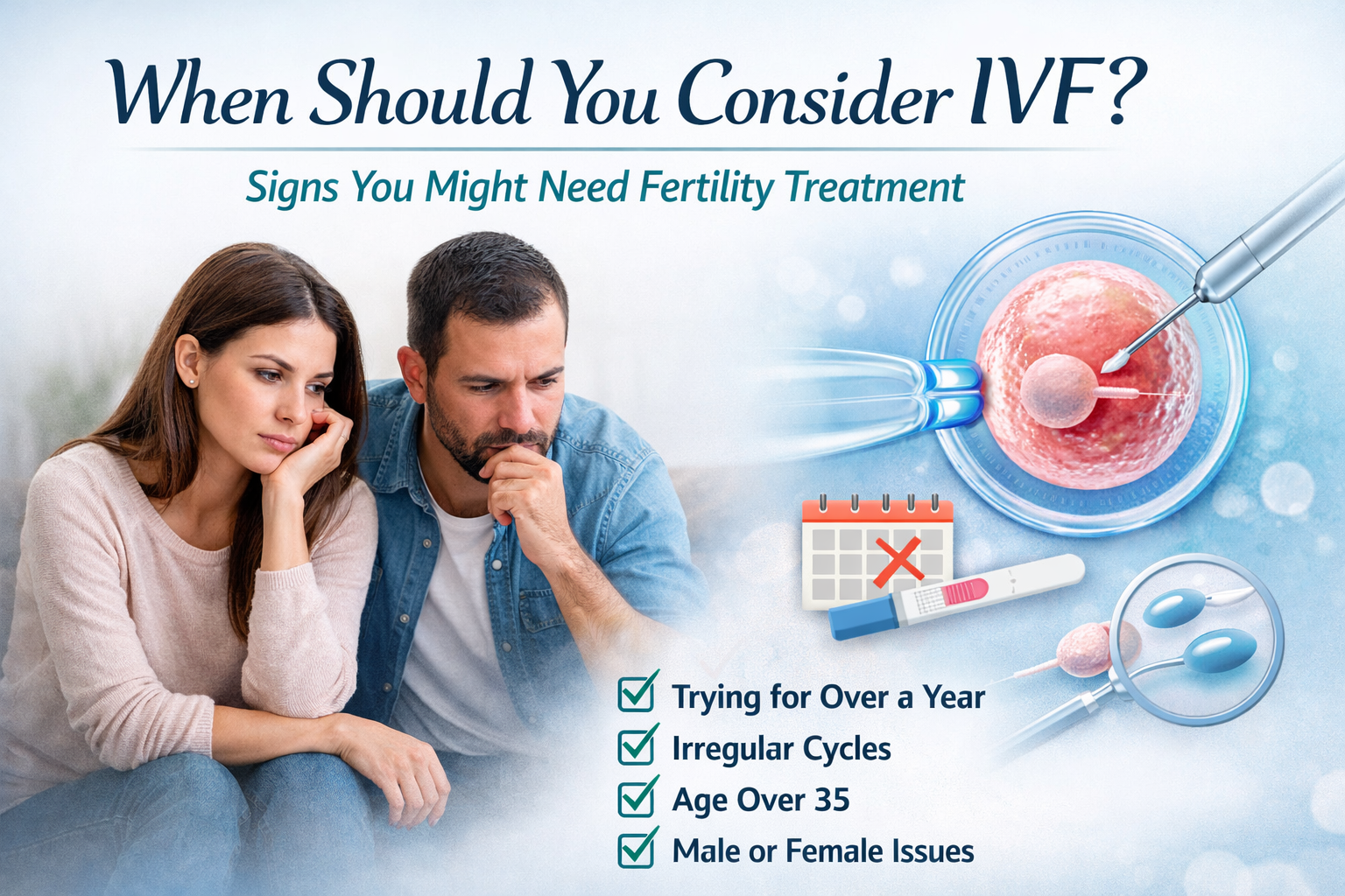 When Should You Consider IVF? Signs You Might Need Fertility Treatment